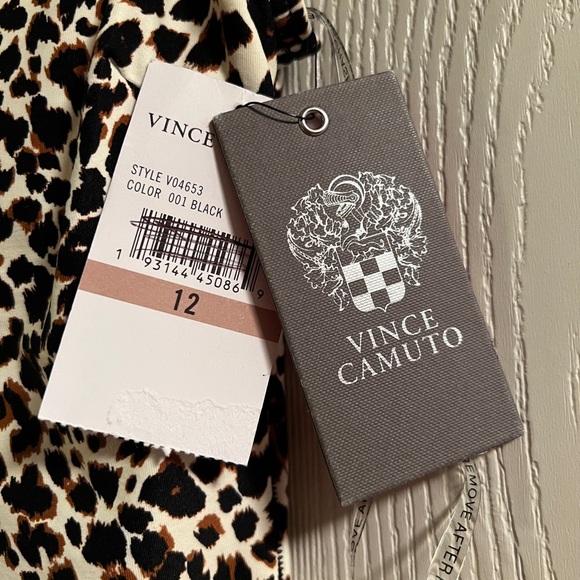 Vince Camuto, Leopard Print One-Piece Swimsuit. Size 12 - Picture 2 of 2